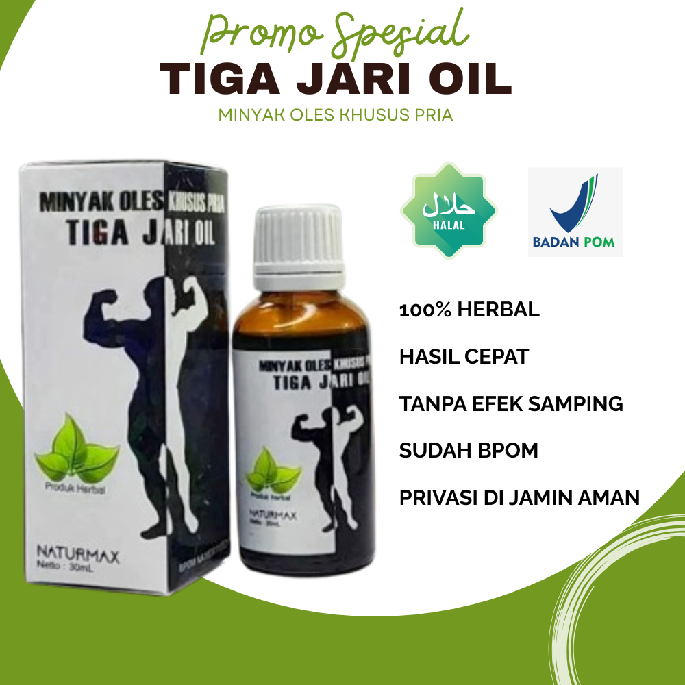 100% Herbal Tradisional Daun Bungkus TIGA JARI Oil asli PAPUA Original BPOM