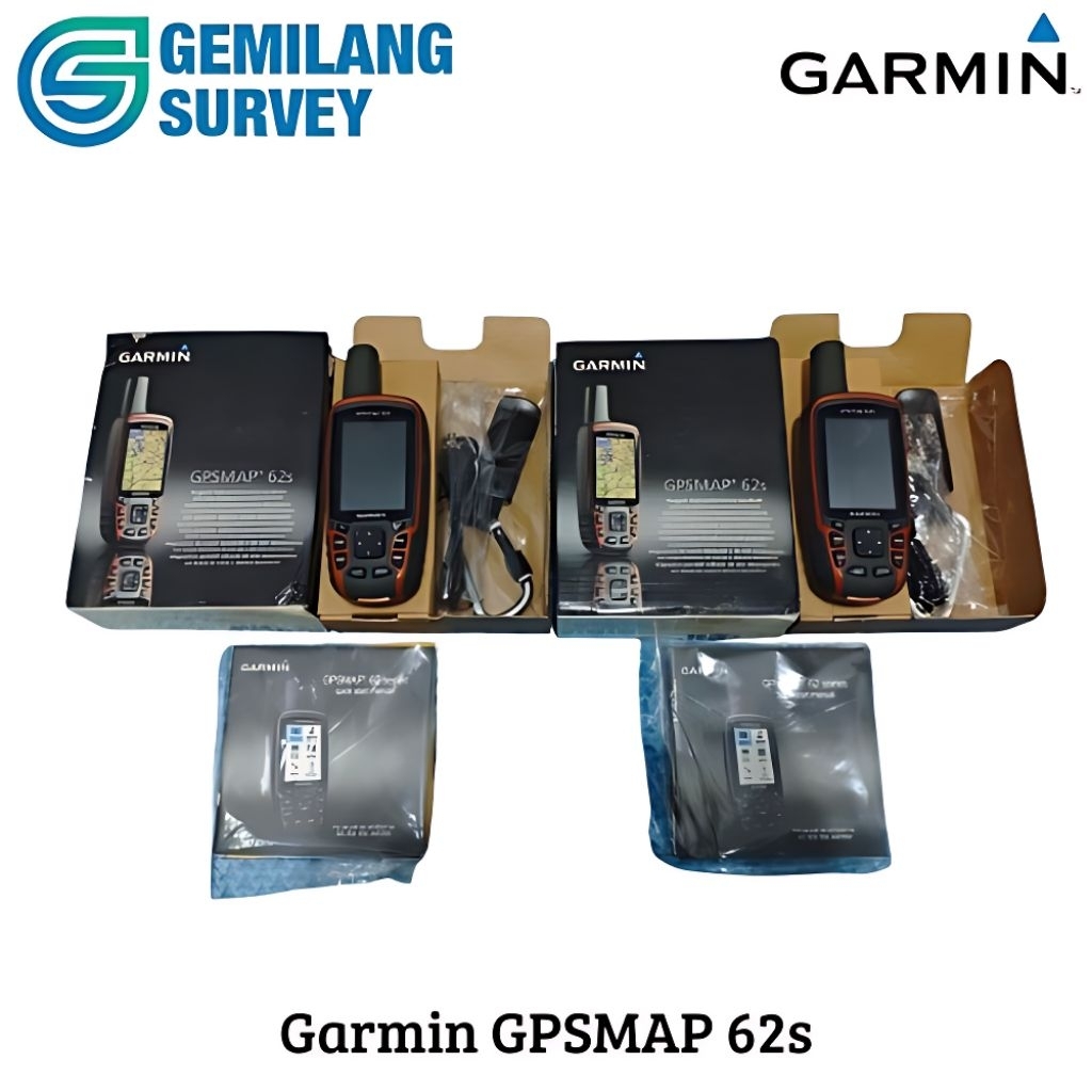 Garmin GPSMAP 62s Second Komplit / GPSMAP Garmin 62s Bekas Fullset