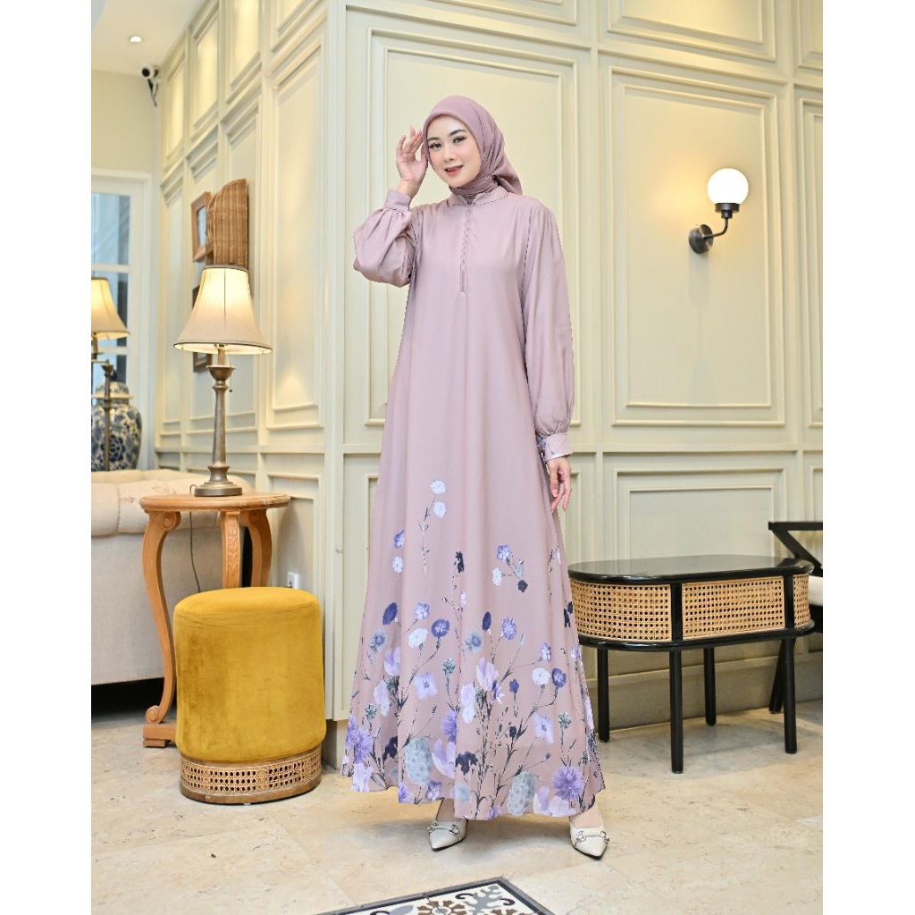 amira dress by jhonem /gamis jhonem chiffon