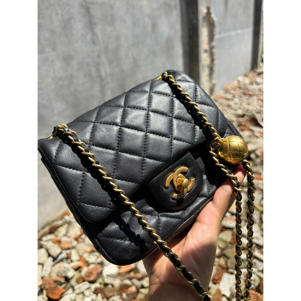 tas wanita senew  pearl genuine leather