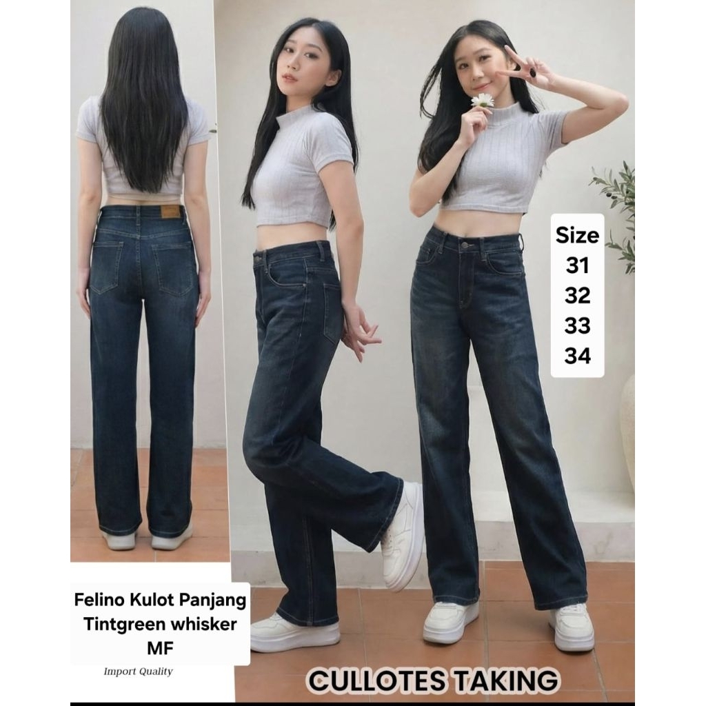 FELINO KULOT PANJANG  TINTGREEN WHISKER