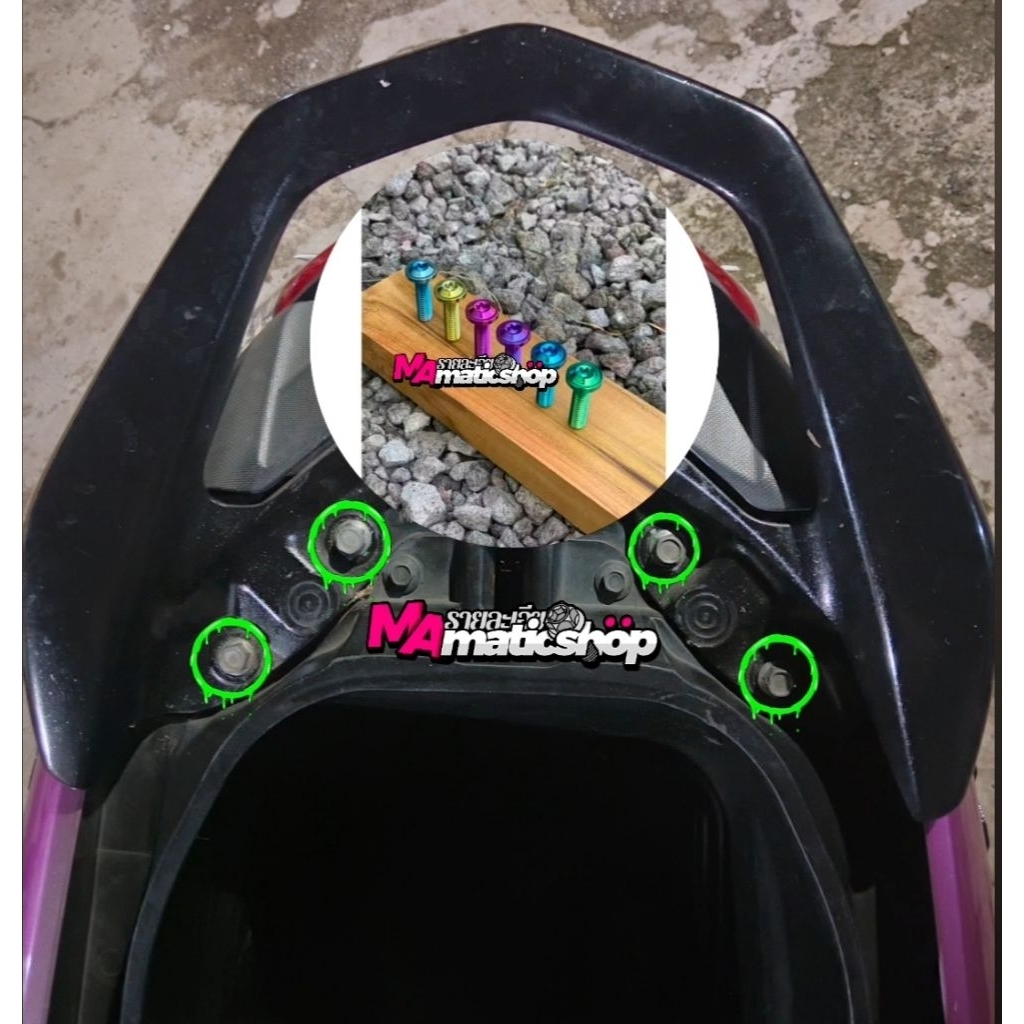 Baut Titanium Behel baut behel Nmax Titanium original Vietnam