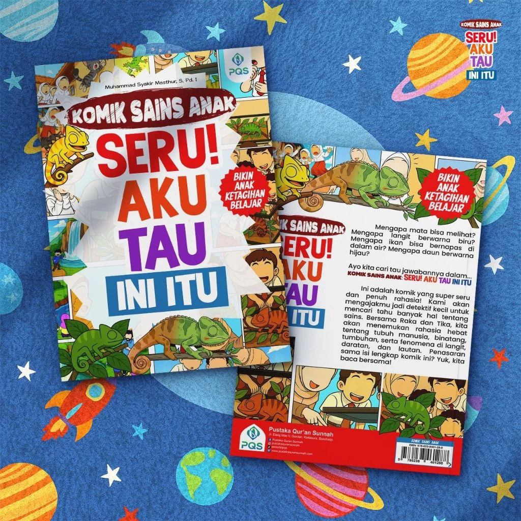 Komik Sains Anak : Seru Aku Tau Ini Itu | Buku Pengetahuan Sains Anak SD | PQS