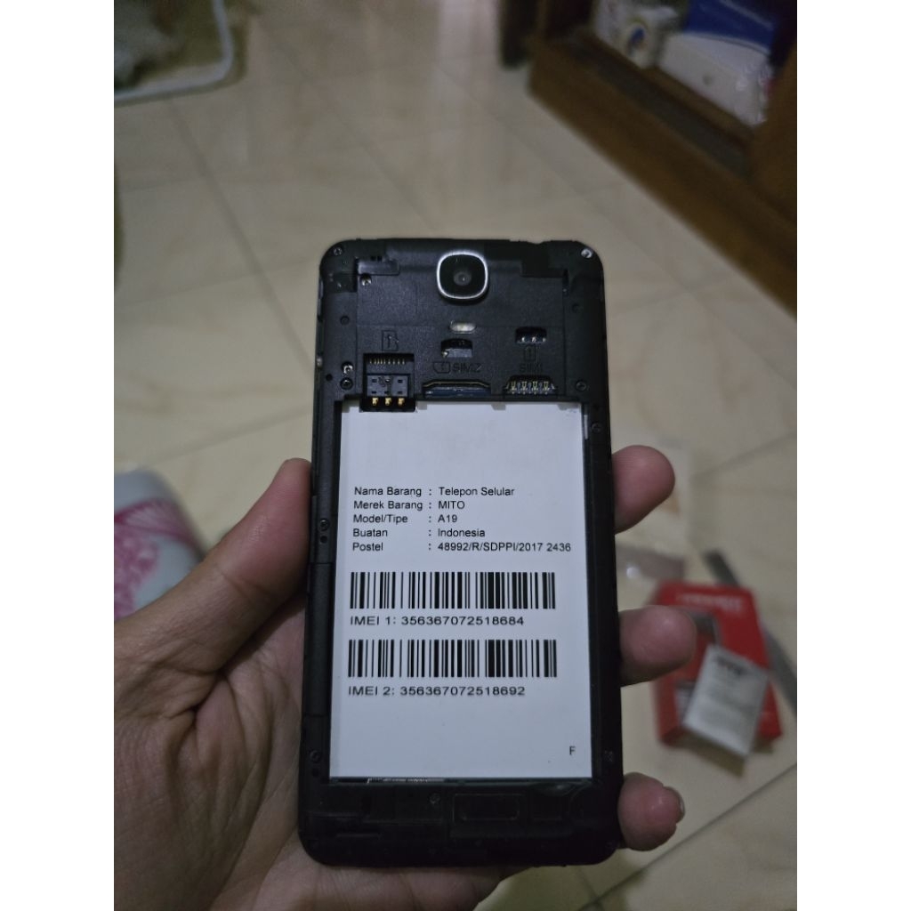 Hp Mito A19 Tanpa Baterai