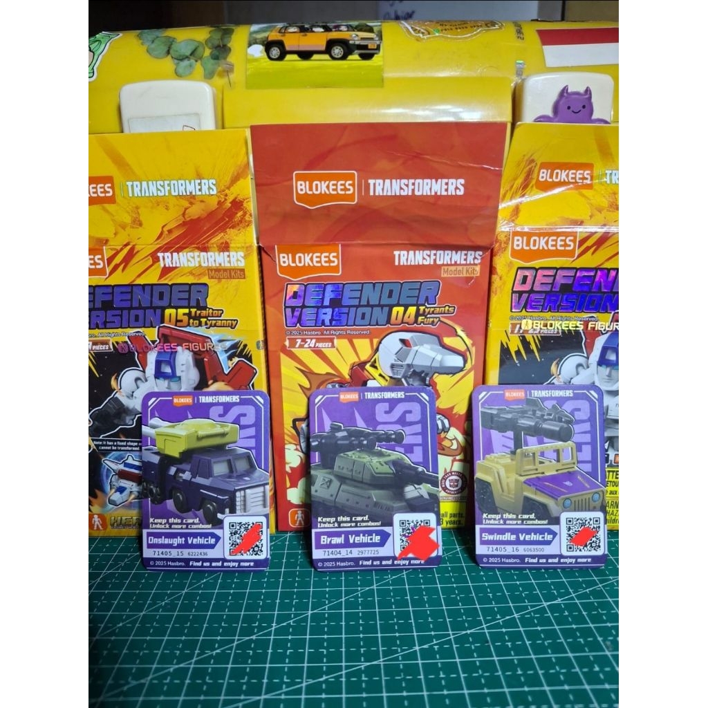 Blokees paketan Bruticus (Onslaught, Brawl, Swindle) OFC