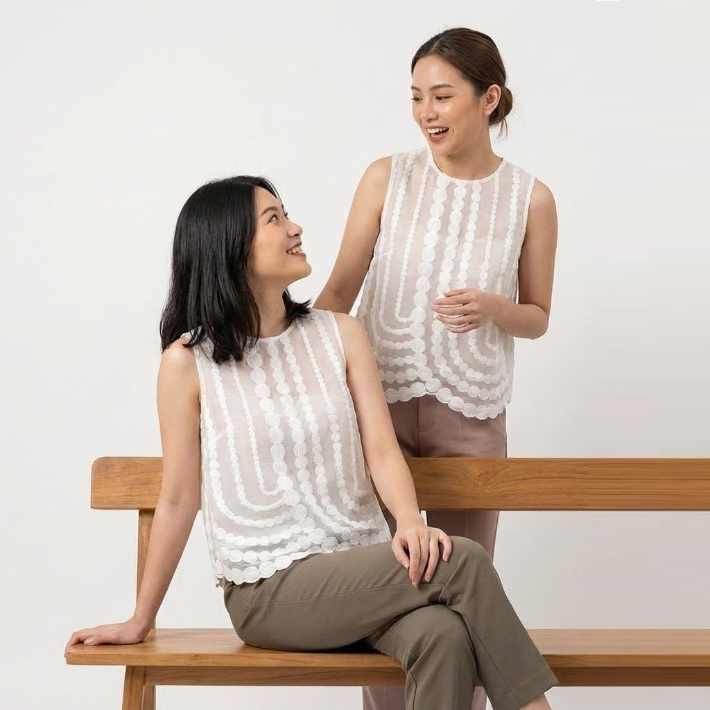 IMPORT Atasan Blouse Top Import Bangkok Premium