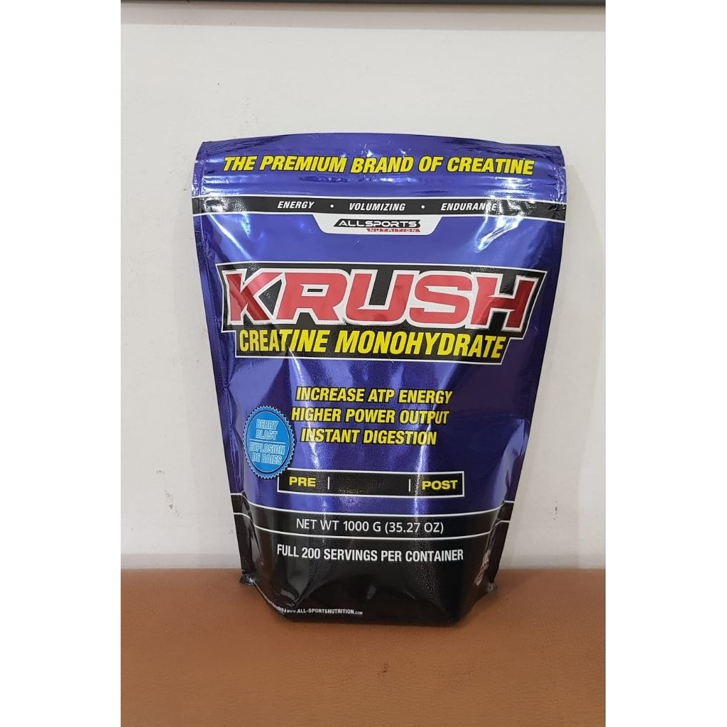 Creatine monohydrate Krush 1kg / 200serv