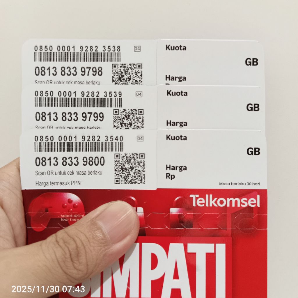 NOMOR CANTIK SIMPATI PERDANA KUOTA TELKOMSEL
