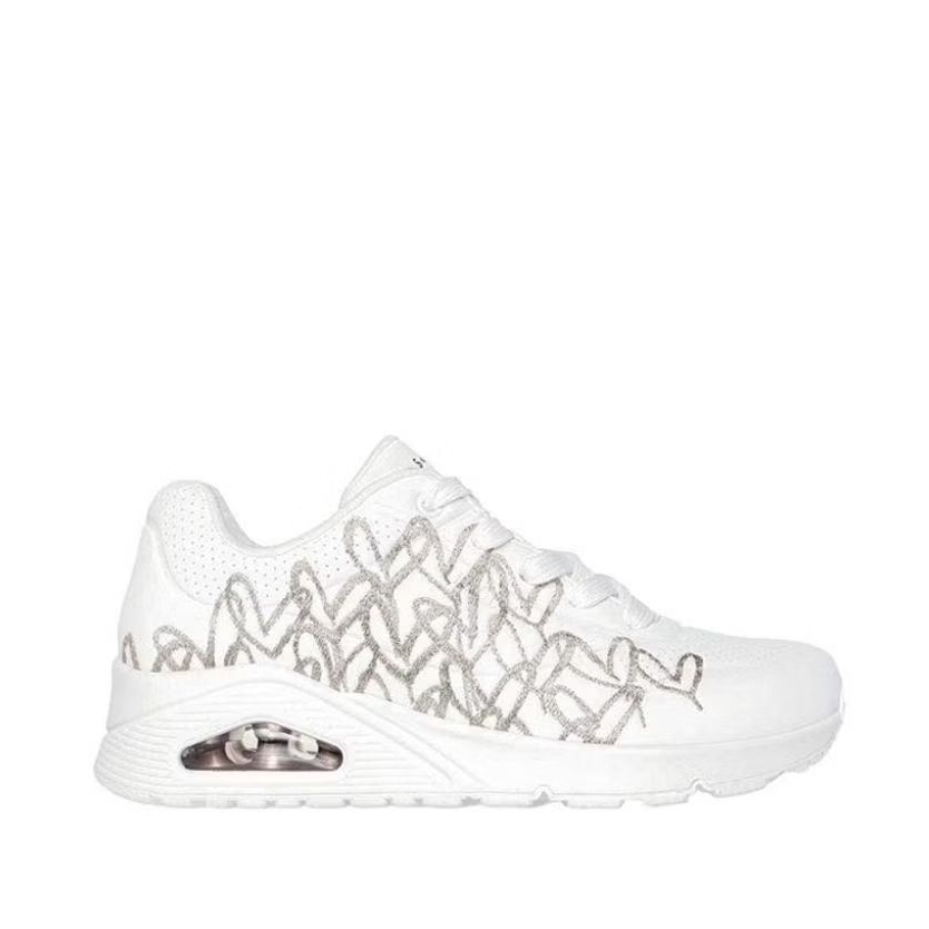 Skechers Uno Love Women's Sneakers Shoes - White