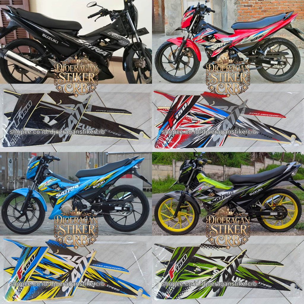 Stiker Striping Suzuki Satria Fu F150 2013 Facelift, Striping Satria 2013, Stiker Fu Facelift 2013