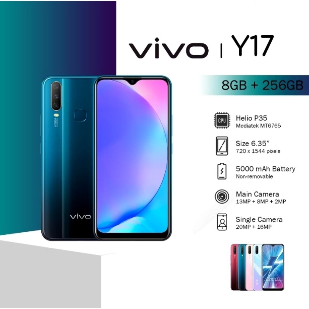 Harga Promo Vivo Y17 Ram 8/256GB ORI 100% Dan Bersegel