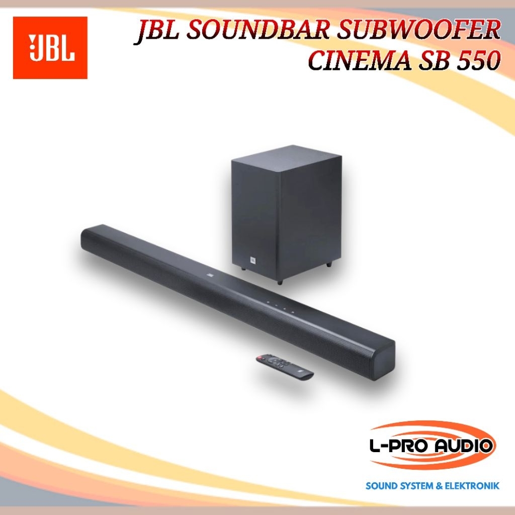 JBL Cinema SB550 Soundbar Original 3.1 Chanel Wireless Subwoofer