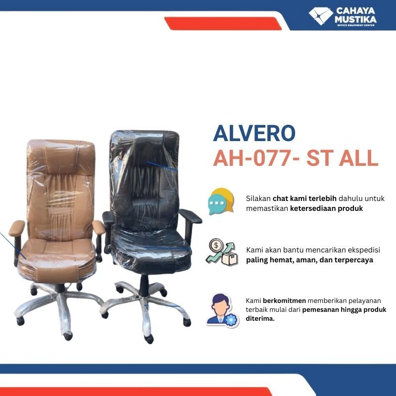 Jual Kursi Direktur Kursi Kerja Kursi Kantor Termurah Terbaik Di Malang Alvero AH-077- ST ALL