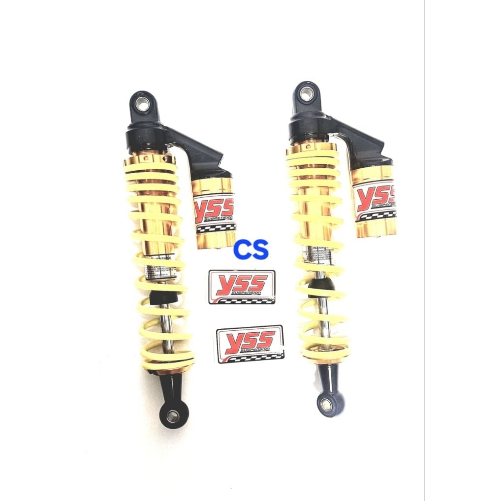 SHOCK BELAKANG COPY YSS  TABUNG KUNING UKURAN 280MM BUAT MOTOR JUPITER Z / JUPITER Z1  / CRYPTON / J