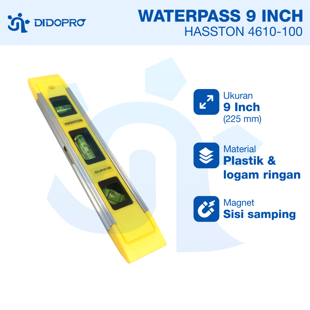 Hasston PROHEX Waterpass magnet 9"/ waterpass 9" / torpedo