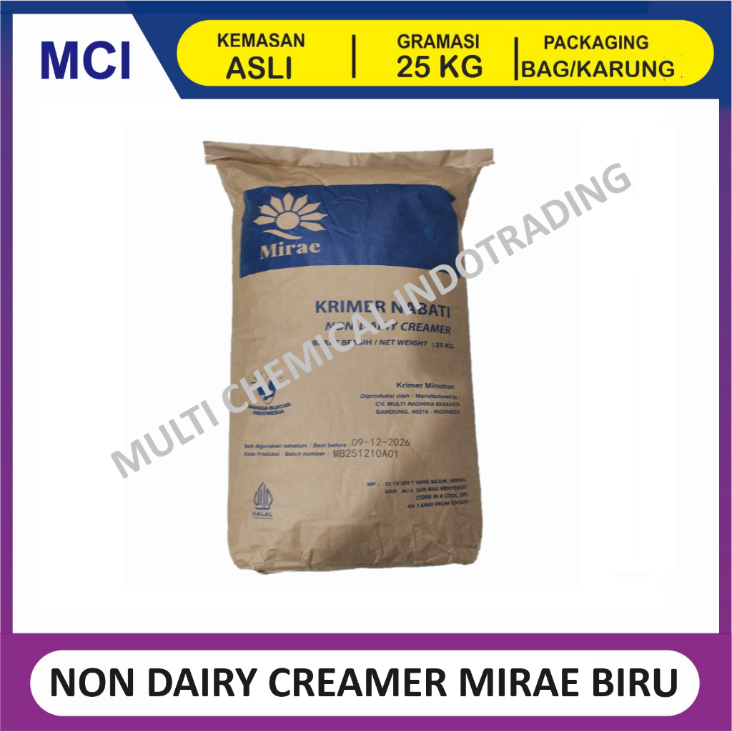 NON DAIRY CREAMER MIRAE / NDC KRIMER / SUSU BUBUK - 1 BAG 25 KG
