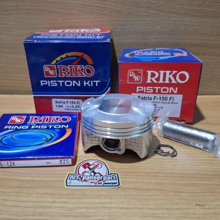 PISTON KIT SATRIA 150 FU FI INJEKSI//SEHER SET RING SUZUKI GSX 150 OS/OVER SIZE STANDAR /25/50/75/10