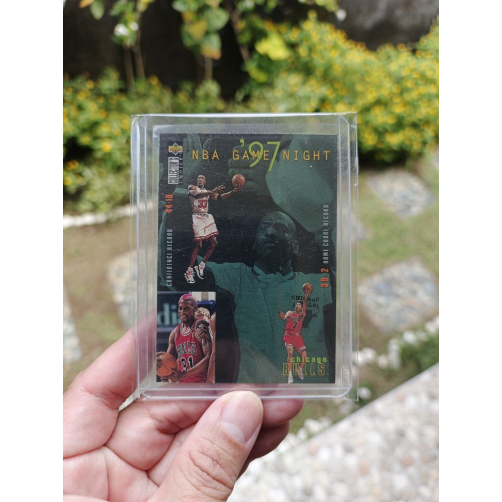 kartu basket 1997 UD CC NBA Game Night Bulls Michael Jordan