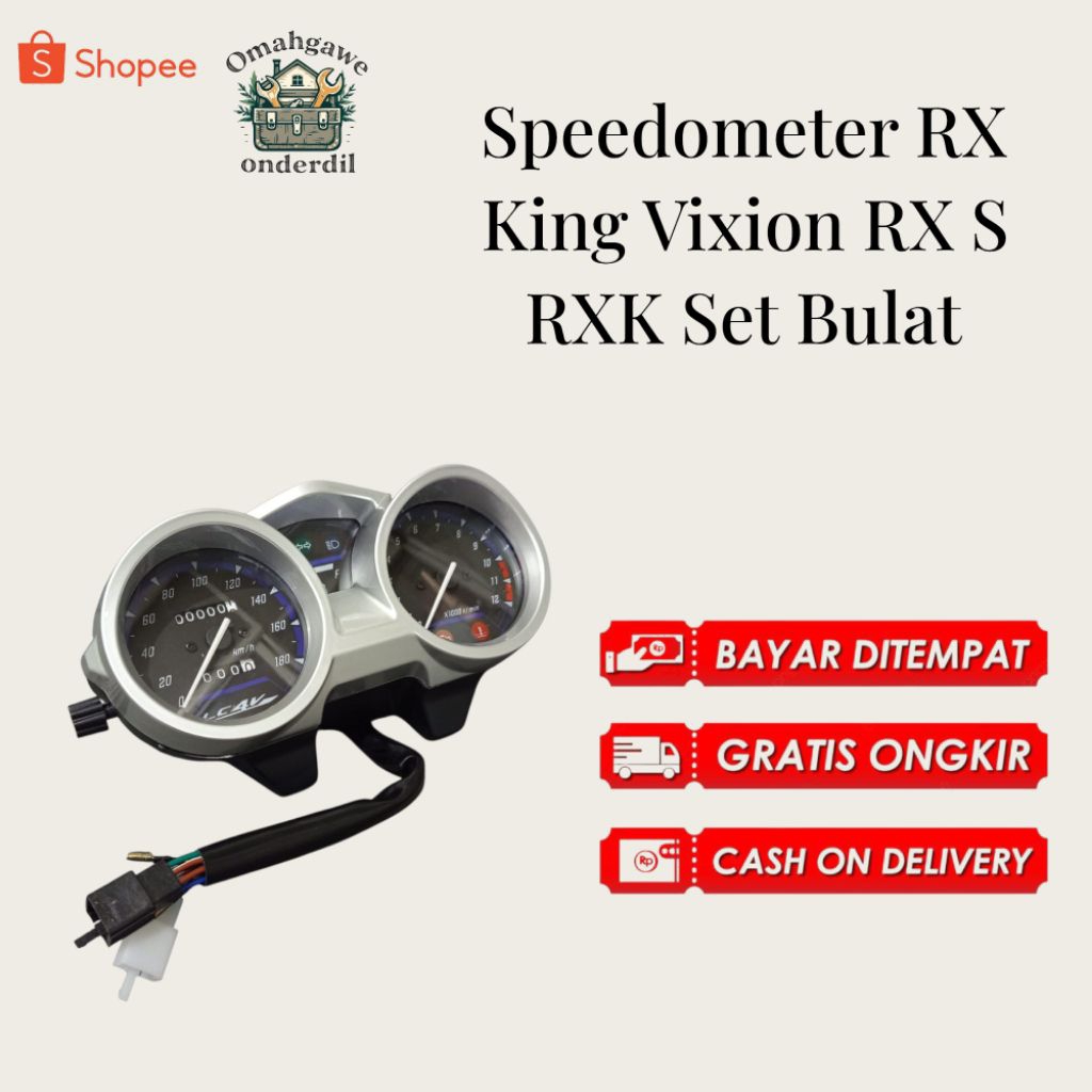 Speedometer / Spidometer Set Bulat Universal RX King / Vixion / RX S