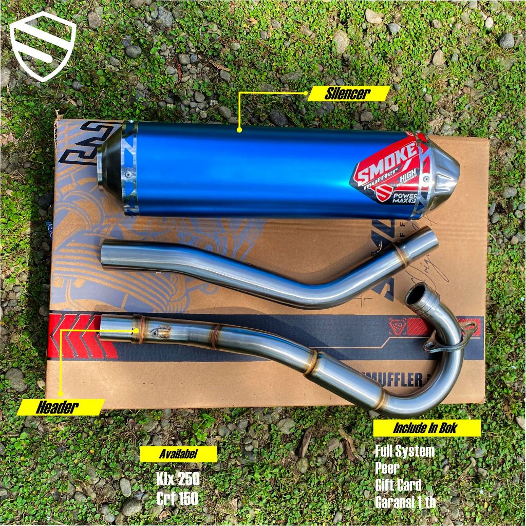 Knalpot Yamaha WR 155 R / WR155R Full System Type Evo2 Blue