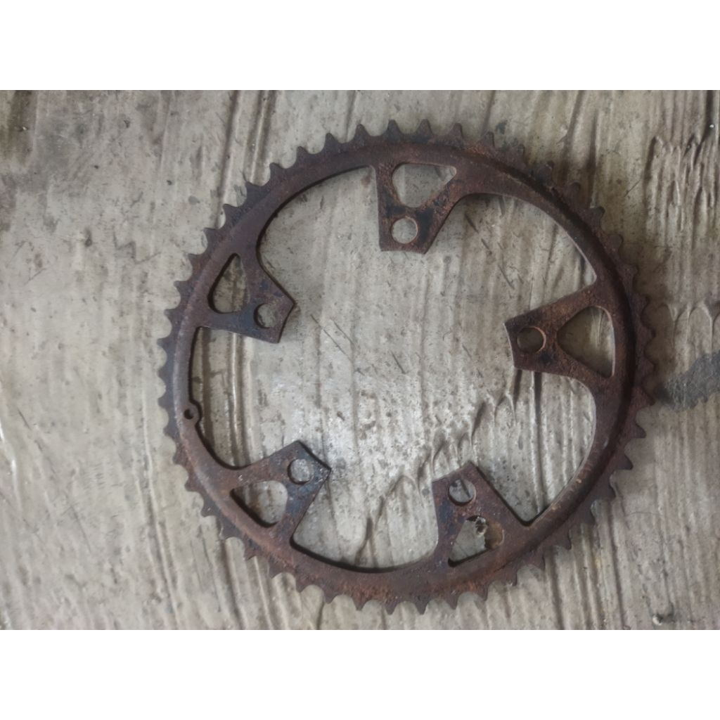 chainring sepeda mtb oval cabutan shimano gigi 48