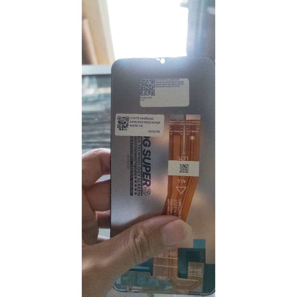 lcd samsung a03s/a02s/a03/a042f og super