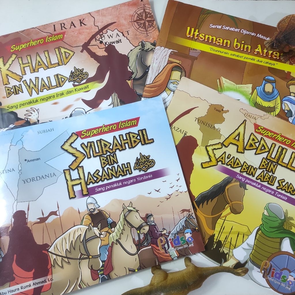 PQIDS • buku anak faceless • superhero islam • sahabat cilik rosulullah • serial ulama ahlussunah