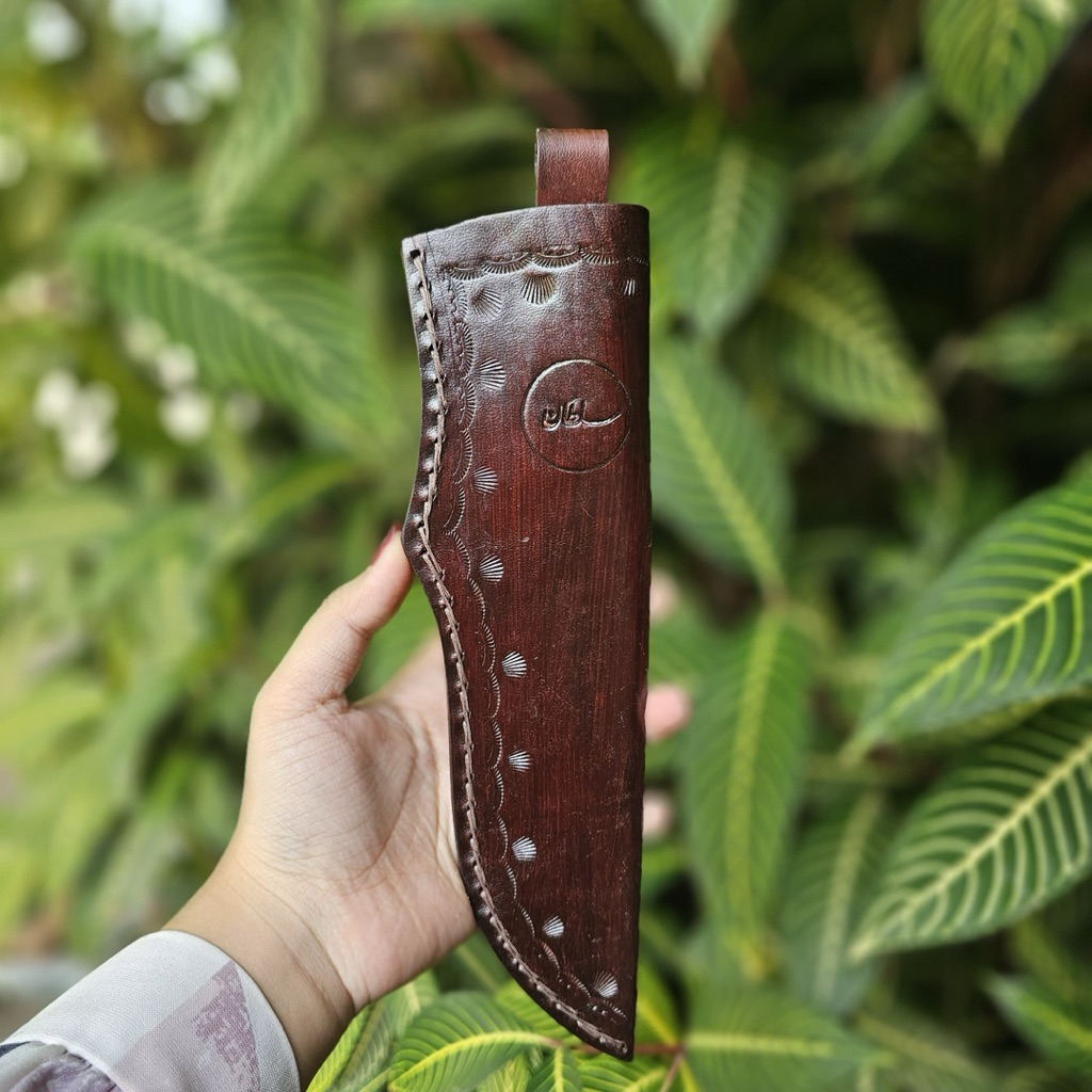 Sarung Kulit Pisau Eko 16-18cm Slim