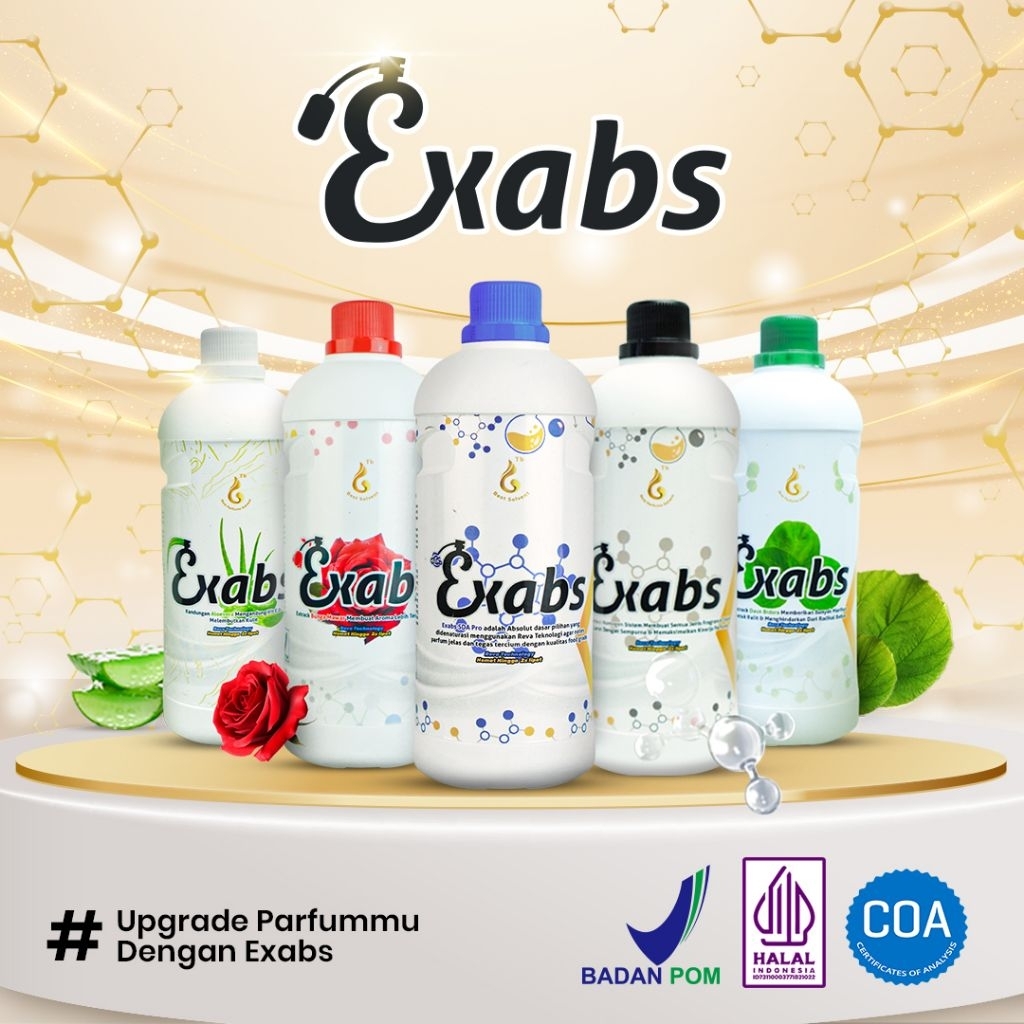 EXABS ( Reva Technology )| - 100%Original | Menyebarkan Aroma | Kemasan 900ml | Bersertifikasi Halal