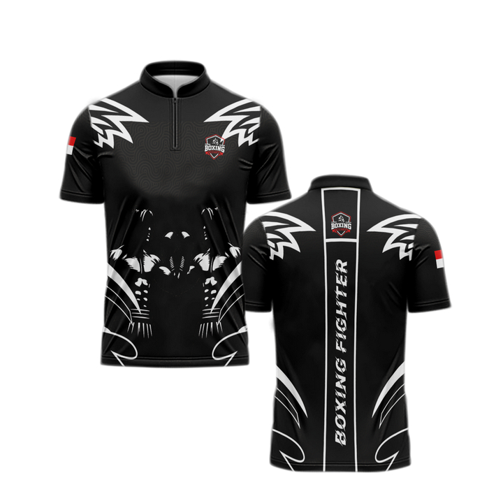 KAOS pria/ JERSEY 'boxing- '/ FULLPRINT/ KAOS Drifit Premium/Bisa Custom Nama/Gambar/ Tangan Panjang
