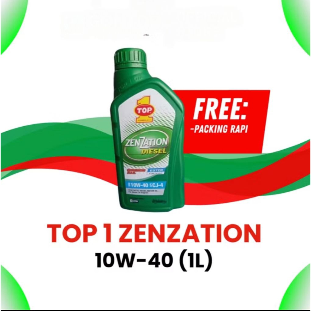 OLI TOP 1 ZENZATION DIESEL 10W-40 CJ-4 - 1 Liter 100% Original