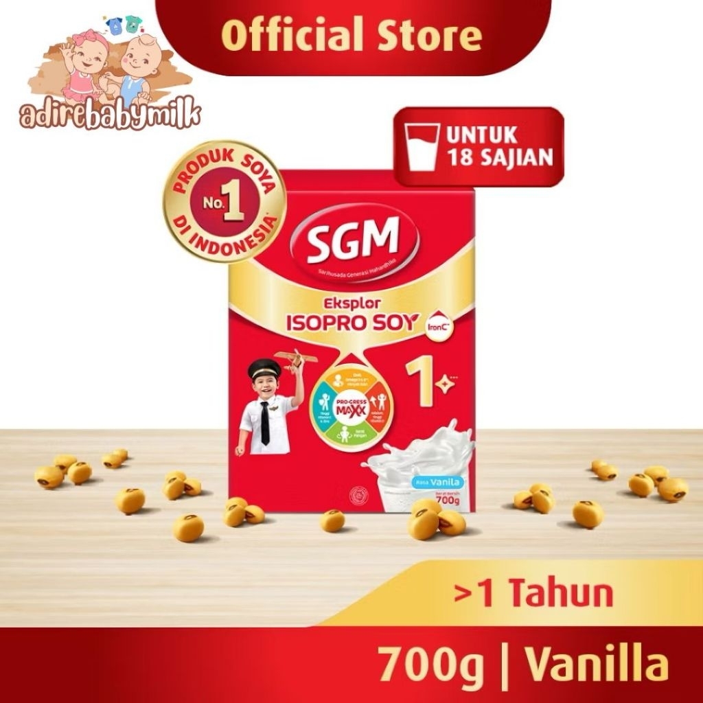 ￼(PAKET ISI 2PCS) SGM Soya 1+ / SGM 1+ Soya / SGM Isopro Soya 1+ Vanila / SGM Isopro Soya 1+ Madu / 