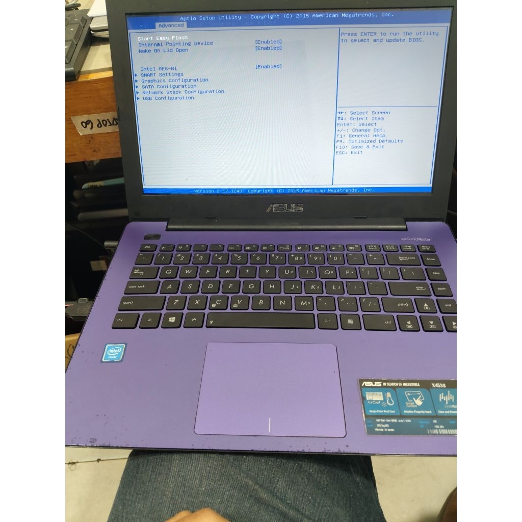 Motherboard Asus X453S