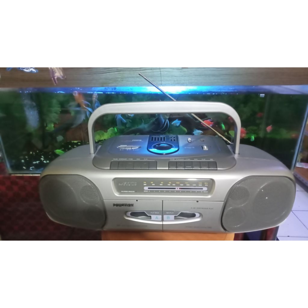 radio tape compo kapsul polytron mega power Model MP-4200 KC NORMAL