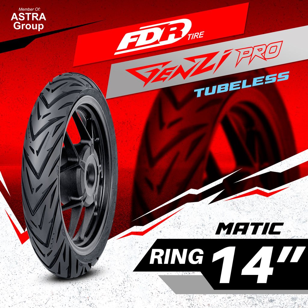 FDR GENZI PRO - Ban Motor Tubeless Ring 14