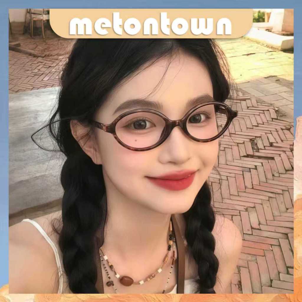 Mtt Kacamata Wanita Frame Bulat Kecil Kacamata Fashion Modis Gaya Kekinian