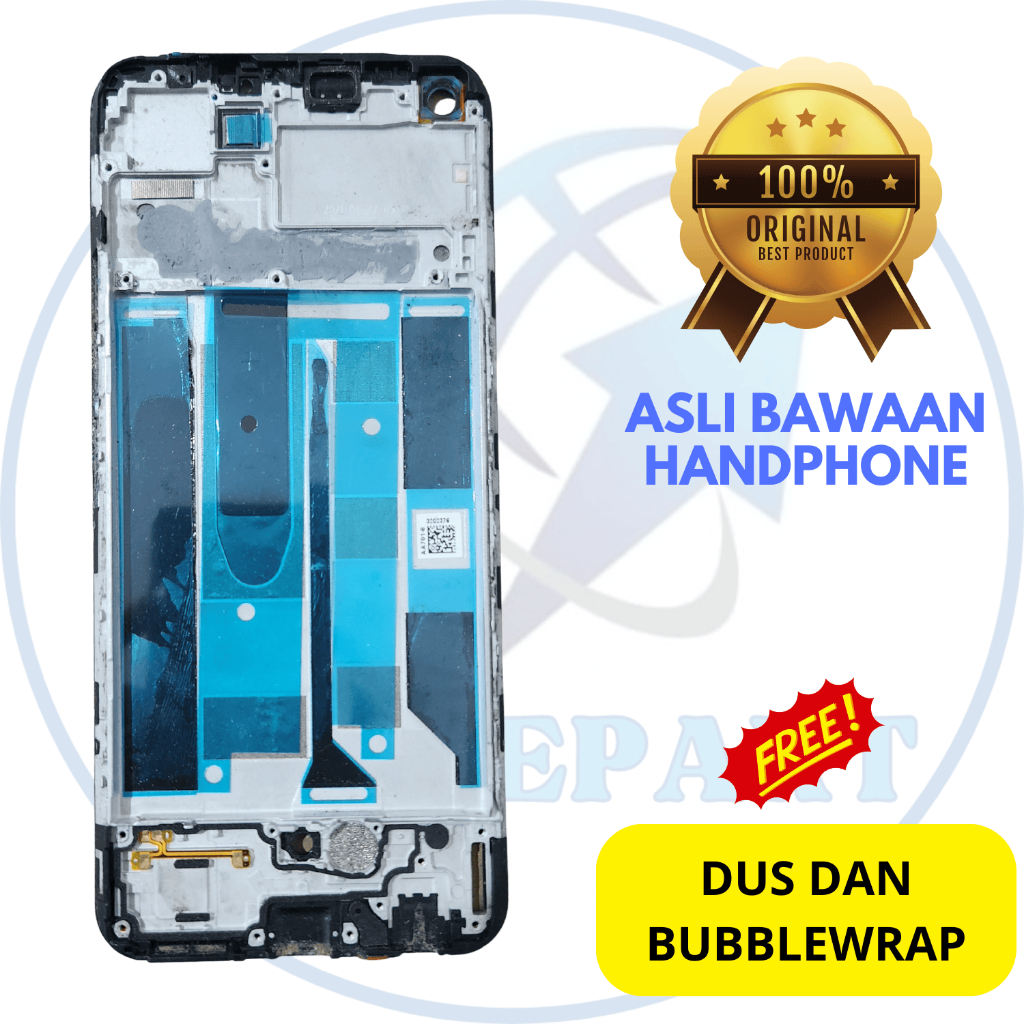Frame tatakan LCD hp Realme 8 4g - Realme 8i 4g - asli original copotan cabutan bawaan