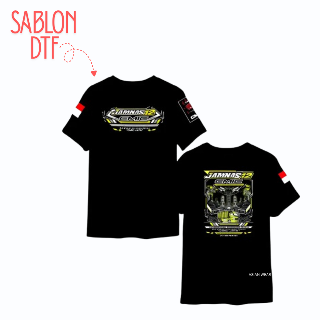 KAOS TSHIRT JAMNAS12 CMIC Rarasing Rasa Wiwaraning Pradja Siji wadah aja ngasih pecah kaos CMIC JAYA