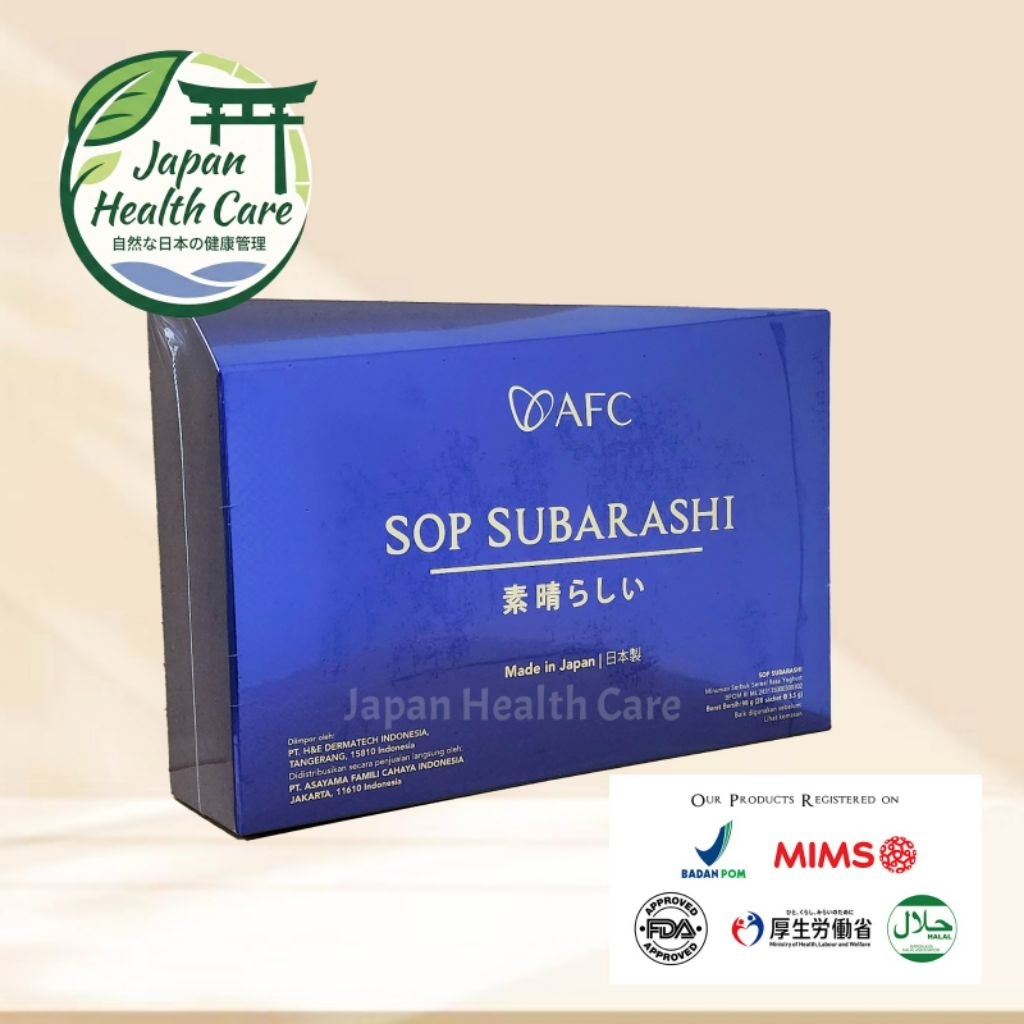 SOP Subarashi Gold Terbaru Original AFC