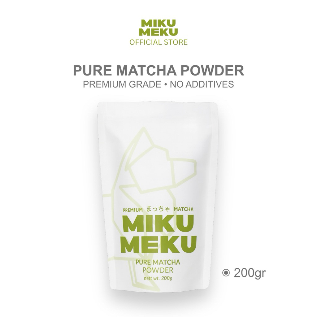 (Limited Stock) Pure Matcha Powder 200g - 100% Pure Japanese Matcha Powder by Miku Meku