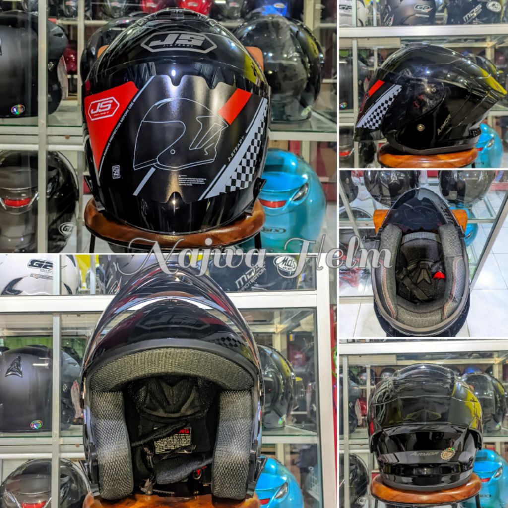 Helm Js Armor Original-Helm Pria & Wanita-Helm Kekinian