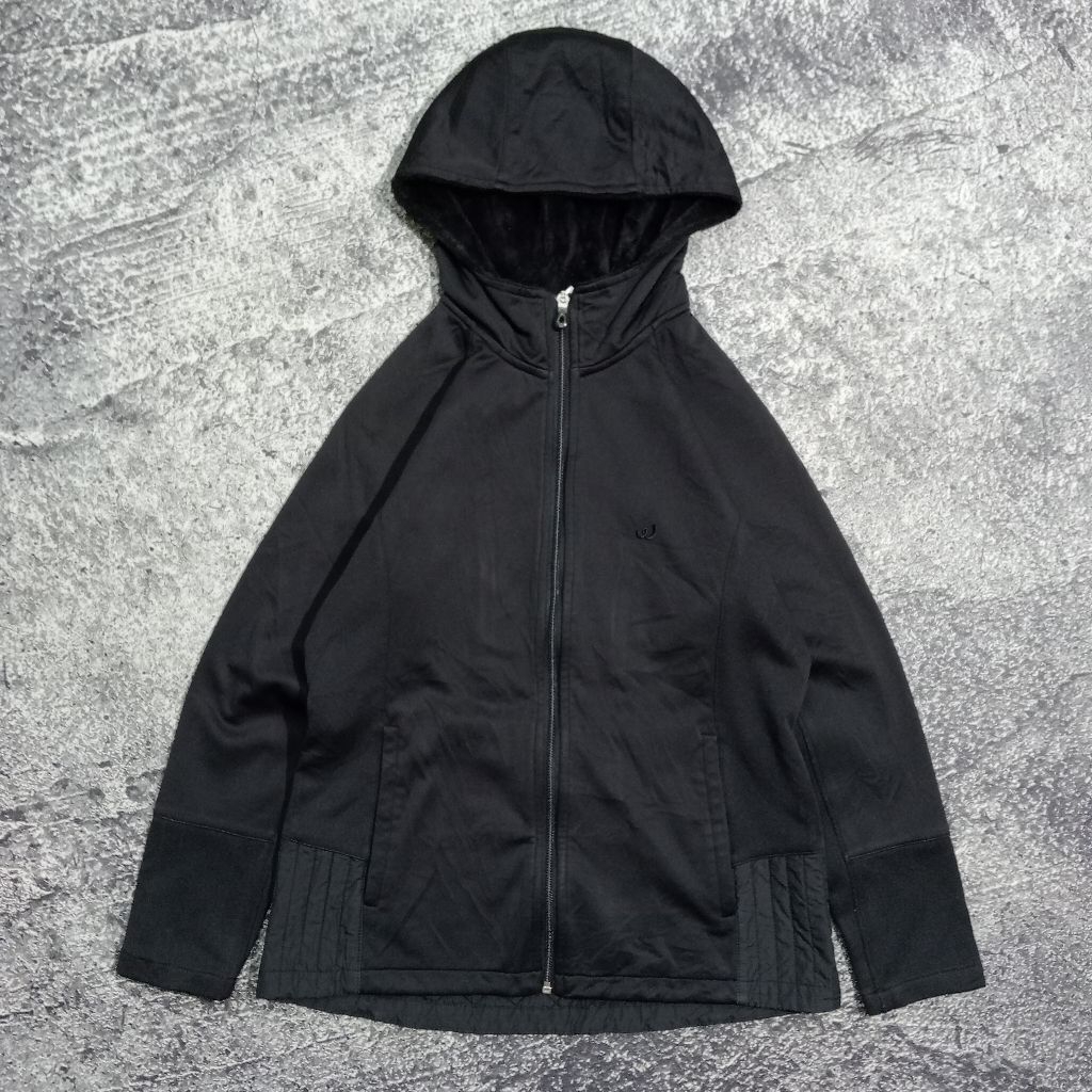 jaket Hoodie Zipper PROSPECS hitam jaket casual murah size M