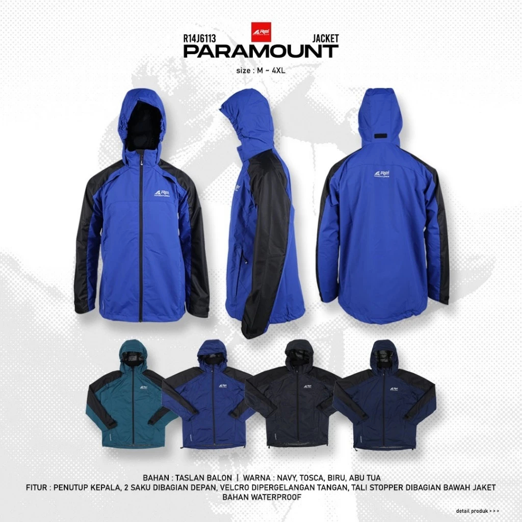 Jaket Gunung Pria Paramount Arei Outdoorgear