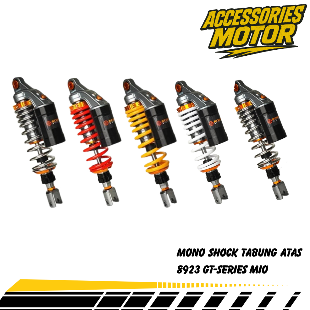Mono Shock Tabung Atas 8923 GT-Series MIO - Scarlet Racing
