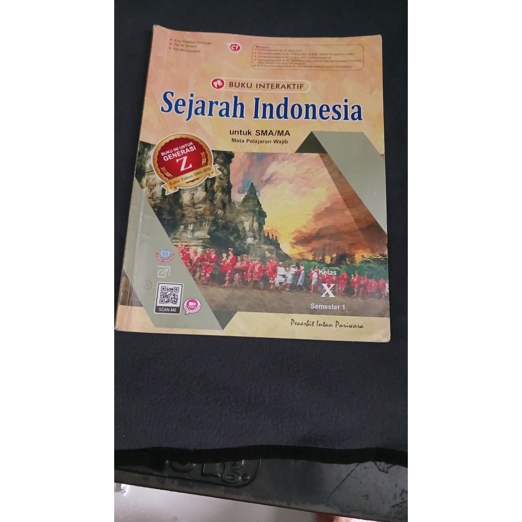 Pr sejarah indonesia untuk sma wajib kelas X semester 1