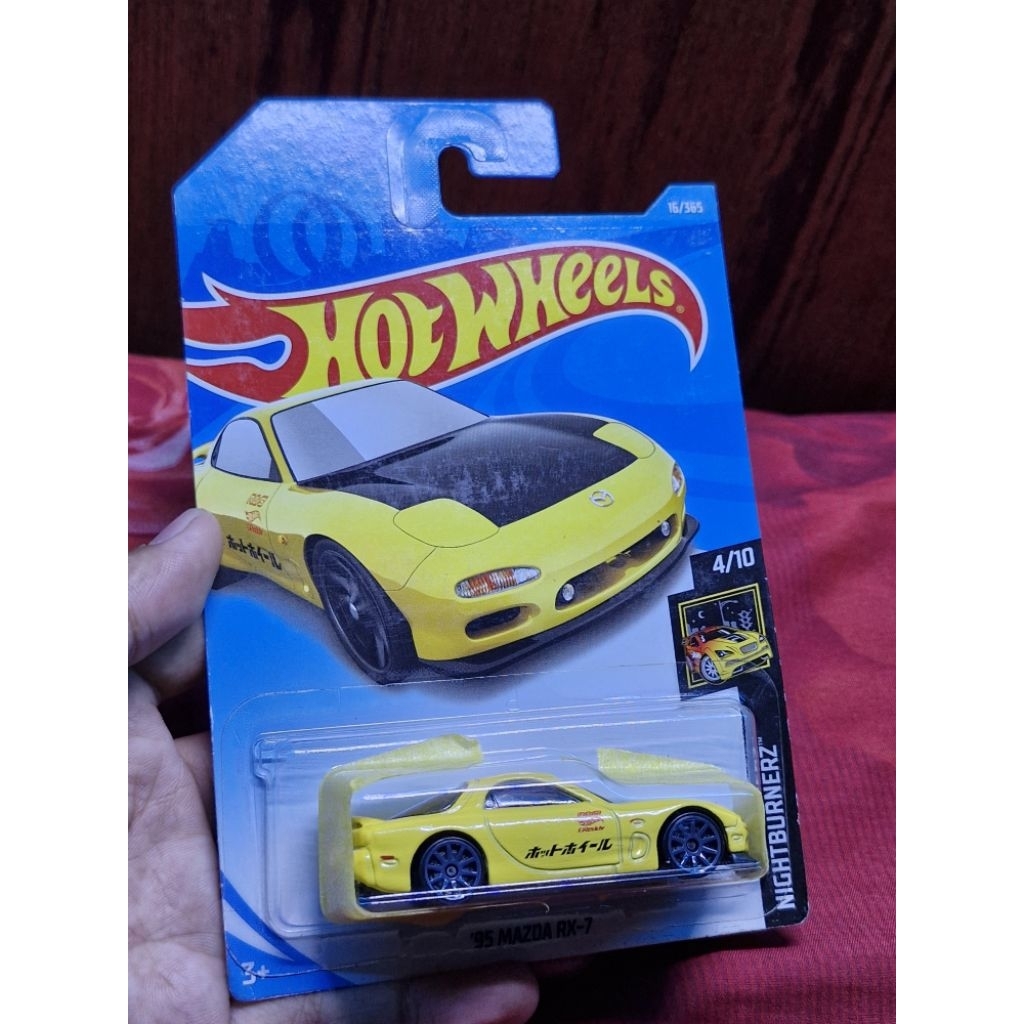 Hotwheels Mazda rx-7 Yellow