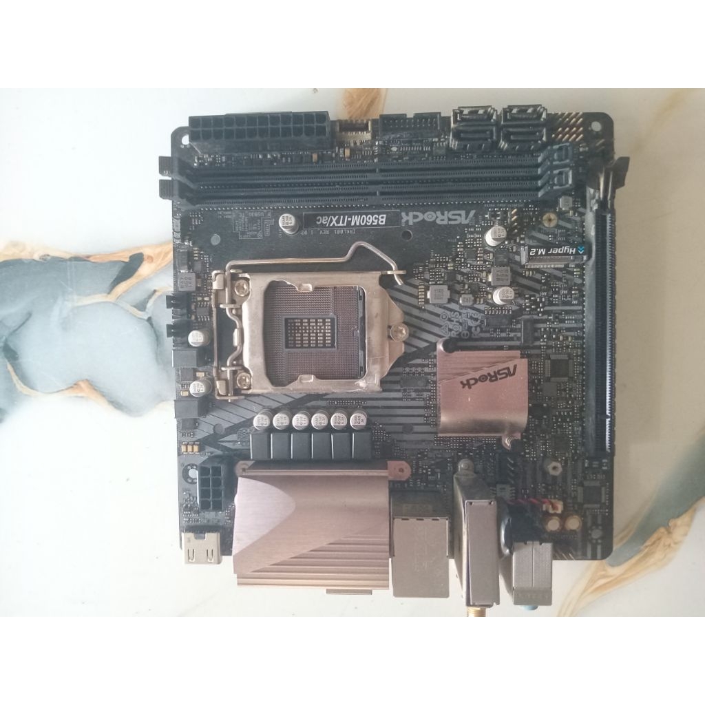 Mainboard Mhaterbord MB asrock B560M-ITX/ac intel gen 10th gen 11th