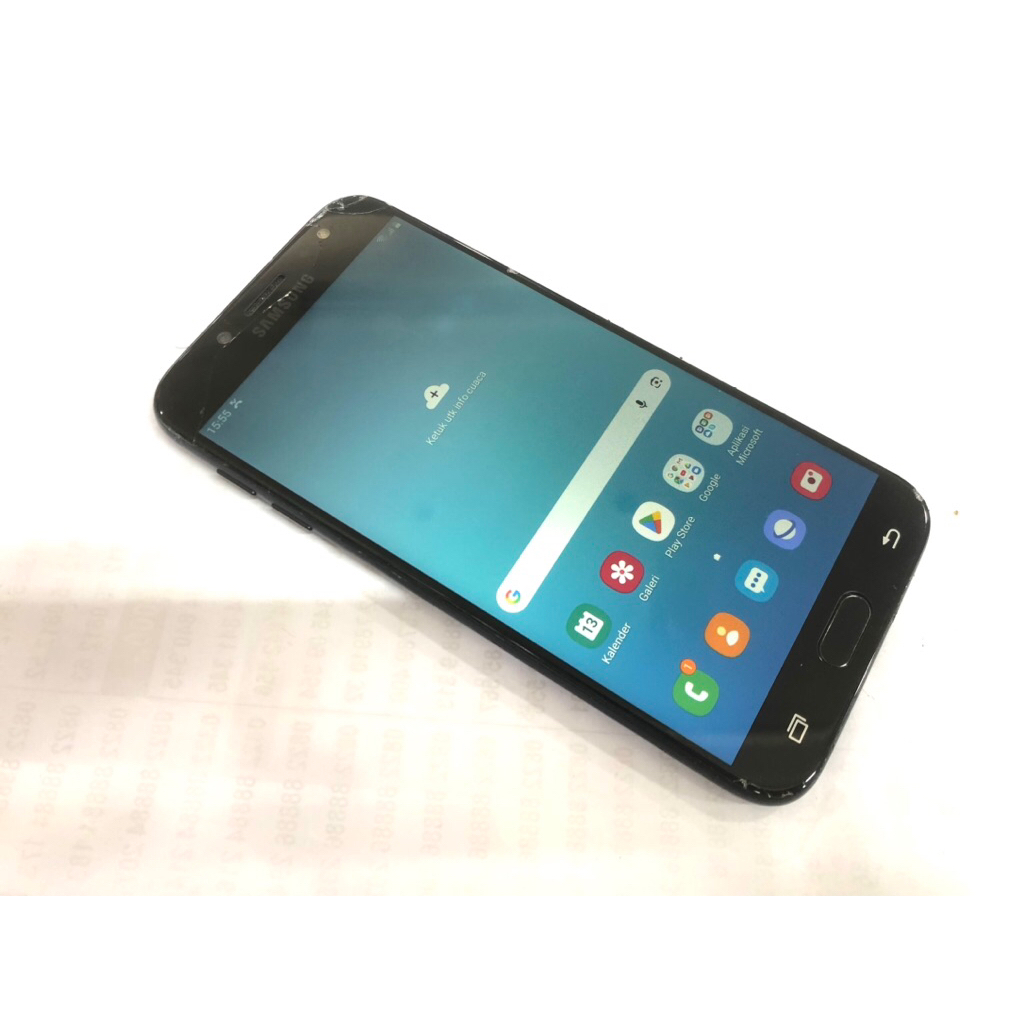 Hape Seken Samsung J7 pro RAM 3/32 Signal Anti Begal Minus LCD Retak