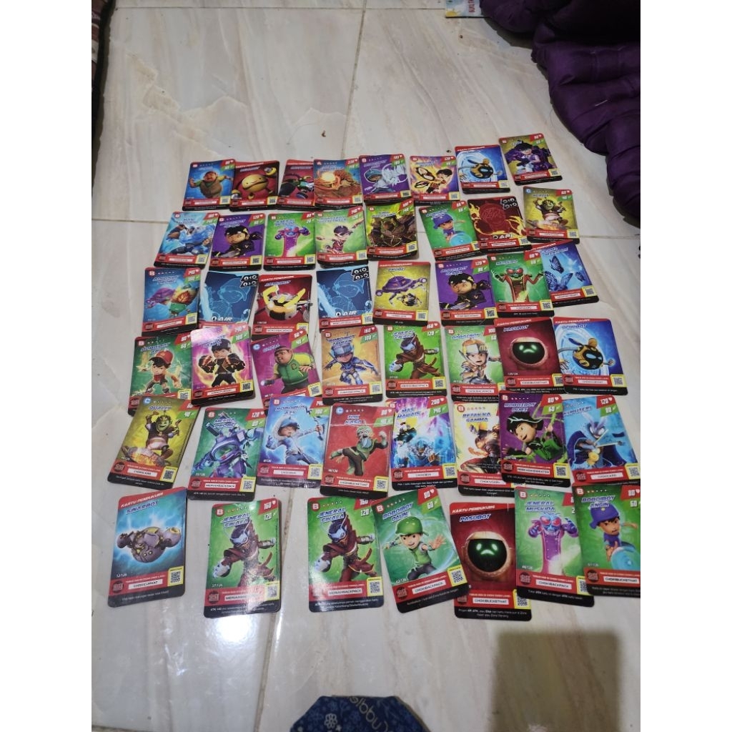 Monsta Galaxy Card Kartu Permainan Boboboi (5pcs)