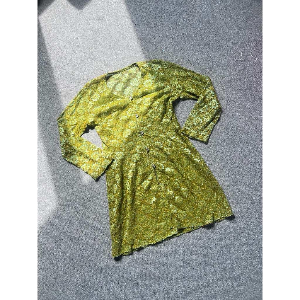 Kebaya Bali Hijau Olive